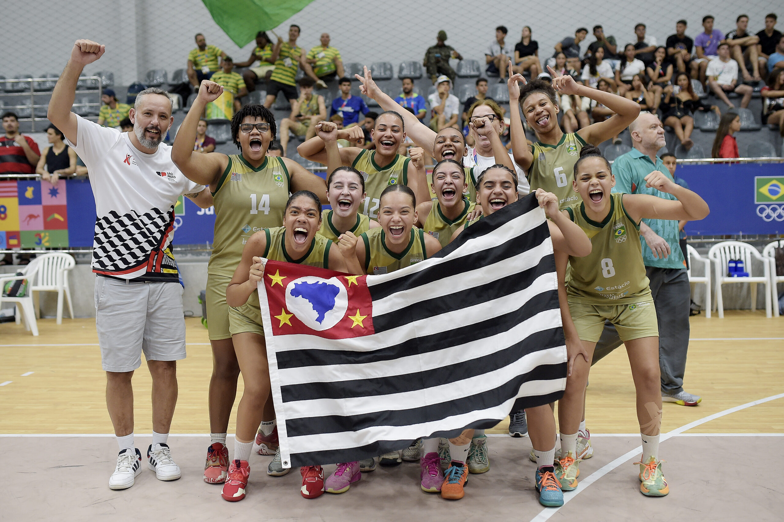 SP e RJ são campeões da primeira divisão do basquete nos Jogos da Juventude 2024