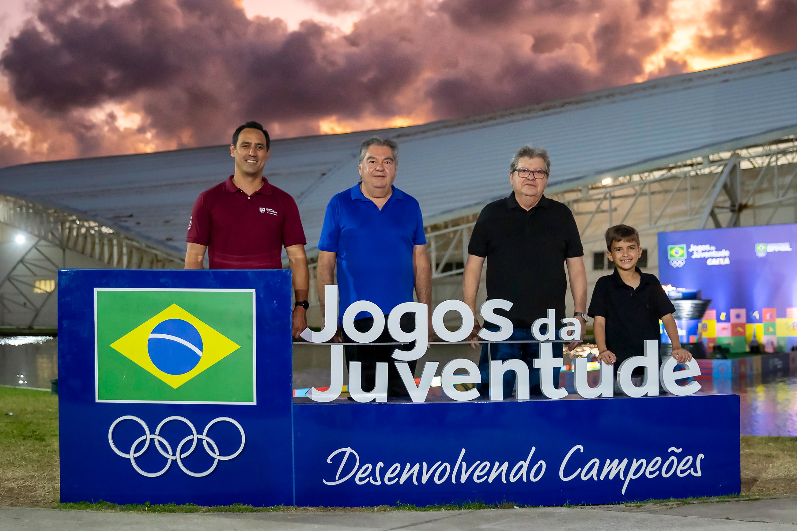 Governador da Paraíba visita instalações dos Jogos da Juventude João Pessoa CAIXA 2024