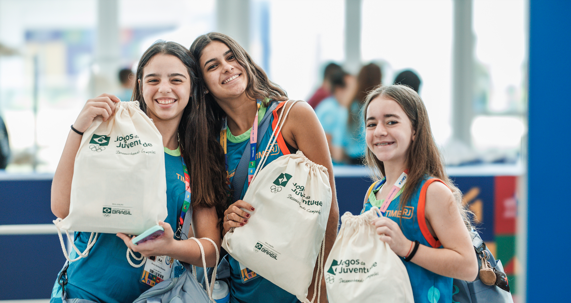 Retirada de kits agita Centro de Convivência dos Jogos da Juventude CAIXA João Pessoa 2024