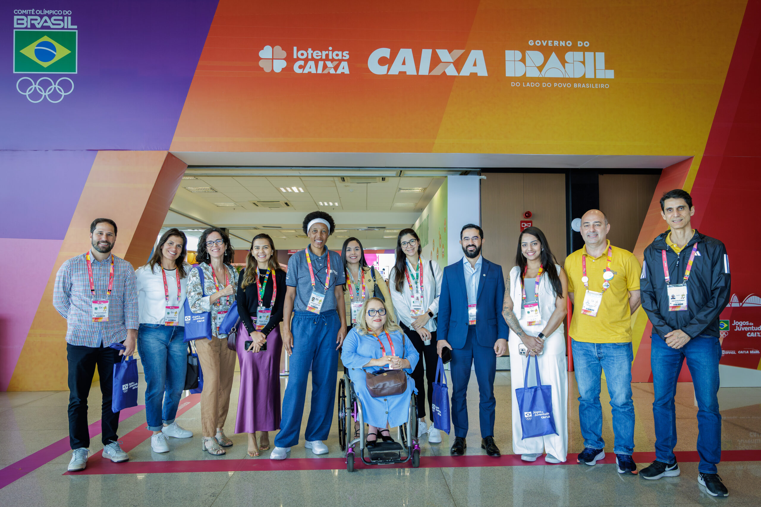 Comitiva do Ministério do Esporte visita Centro de Convivência e elogia infraestrutura