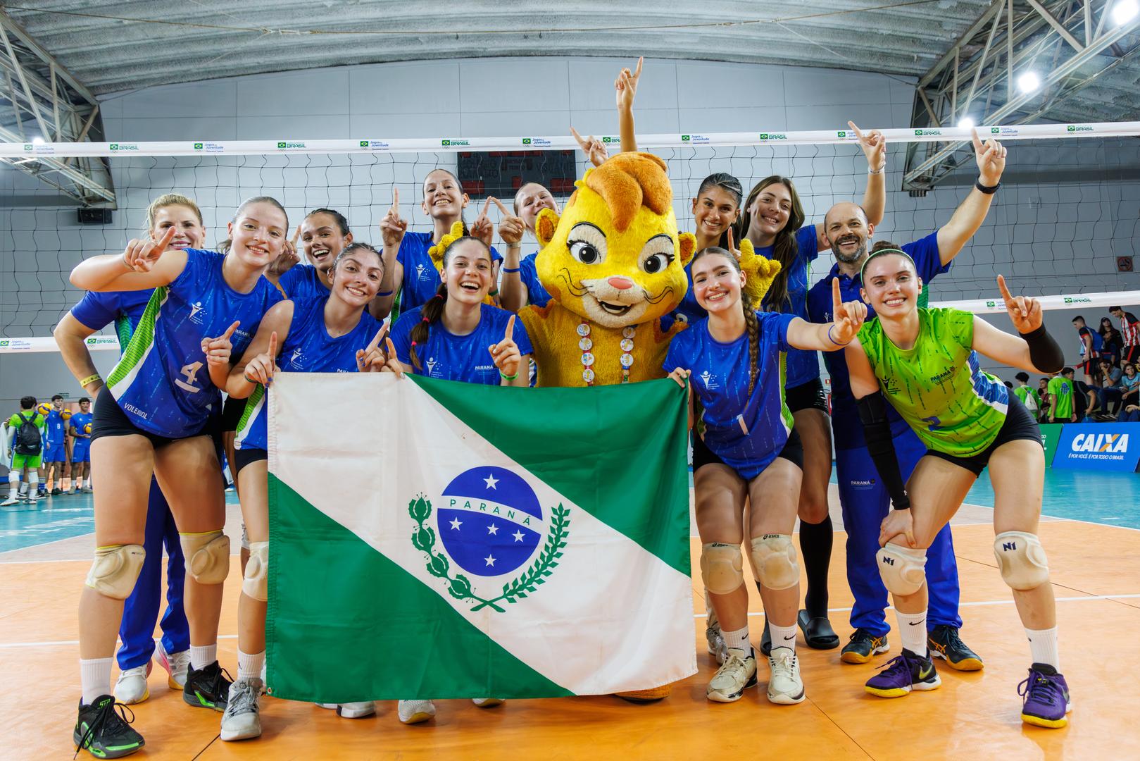 Paraná conta com versatilidade para sagrar-se bicampeão consecutivo do vôlei feminino nos Jogos da Juventude 2025