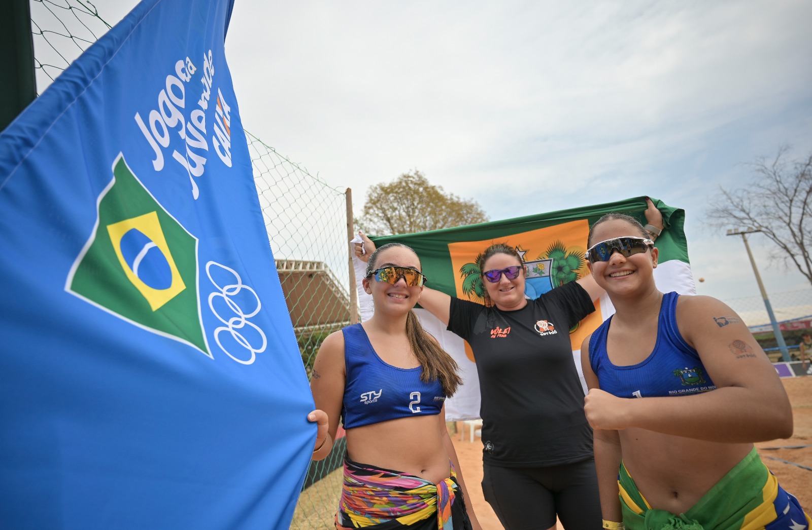 Do interior à capital: projeto de mãe e filha leva dupla potiguar aos Jogos da Juventude CAIXA Brasília 2025