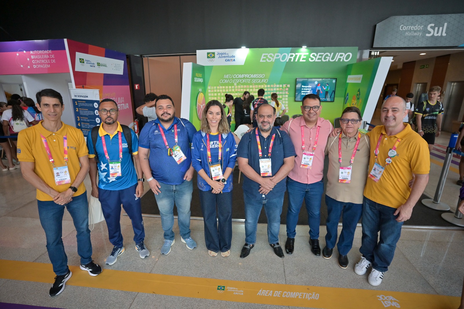 Experiência inesquecível:  mais de 70 autoridades têm imersão nos Jogos da Juventude CAIXA Brasília 2025