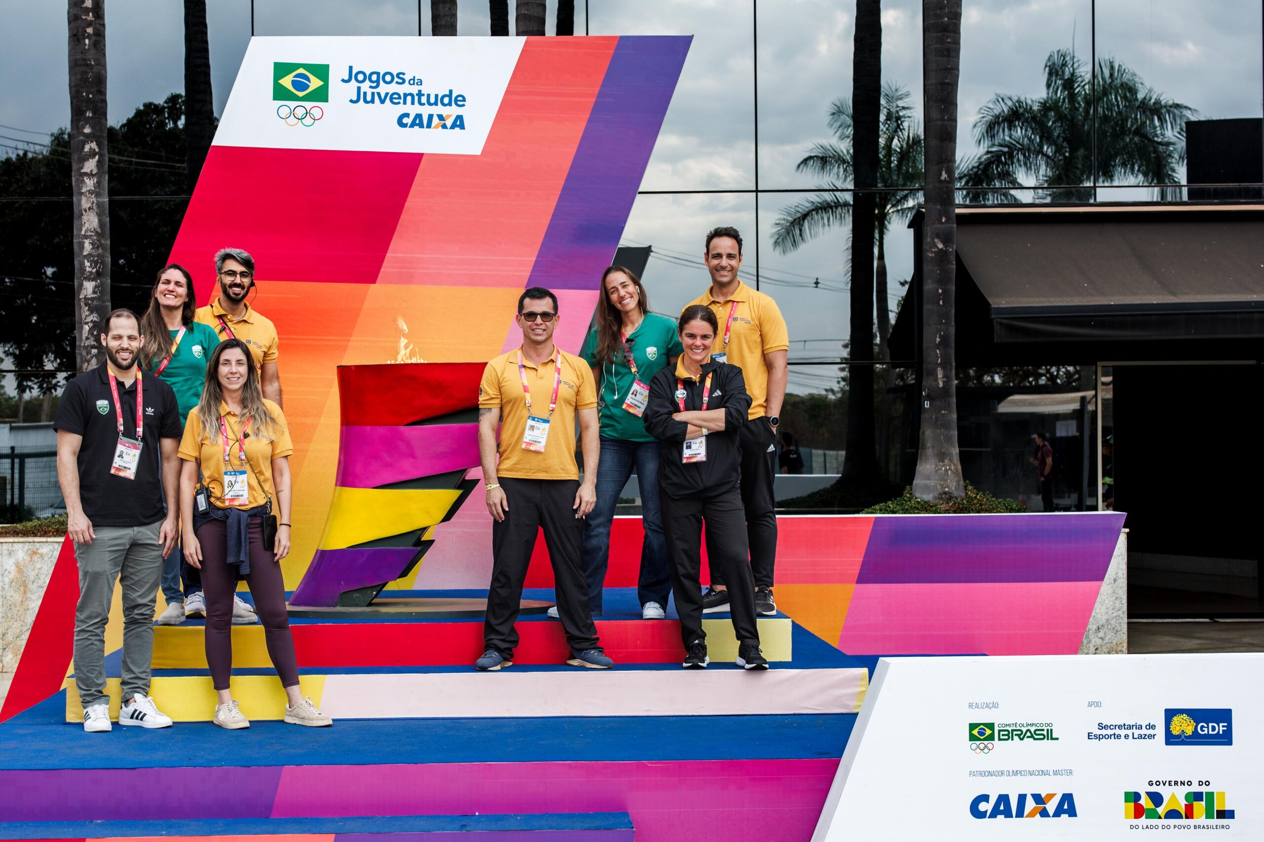 Equipe de Jogos Internacionais do COB visita as instalações dos Jogos da Juventude CAIXA 2025
