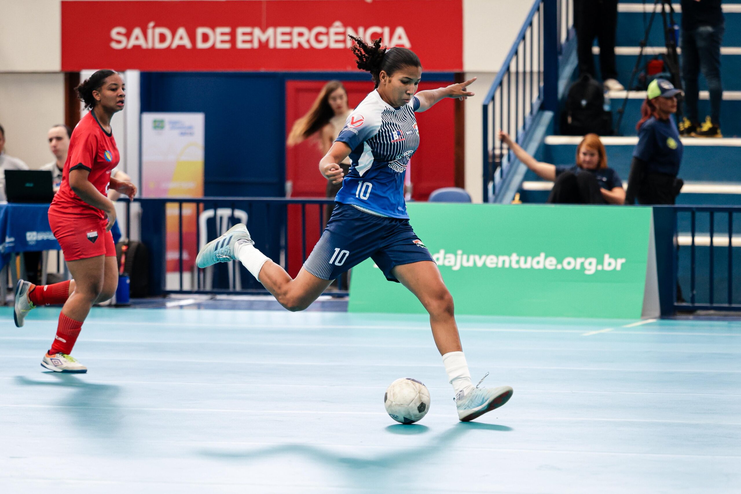 Destaque do Maranhão, Larissa Pereira se trata para jogar a final do futsal dos Jogos da Juventude CAIXA Brasília 2025