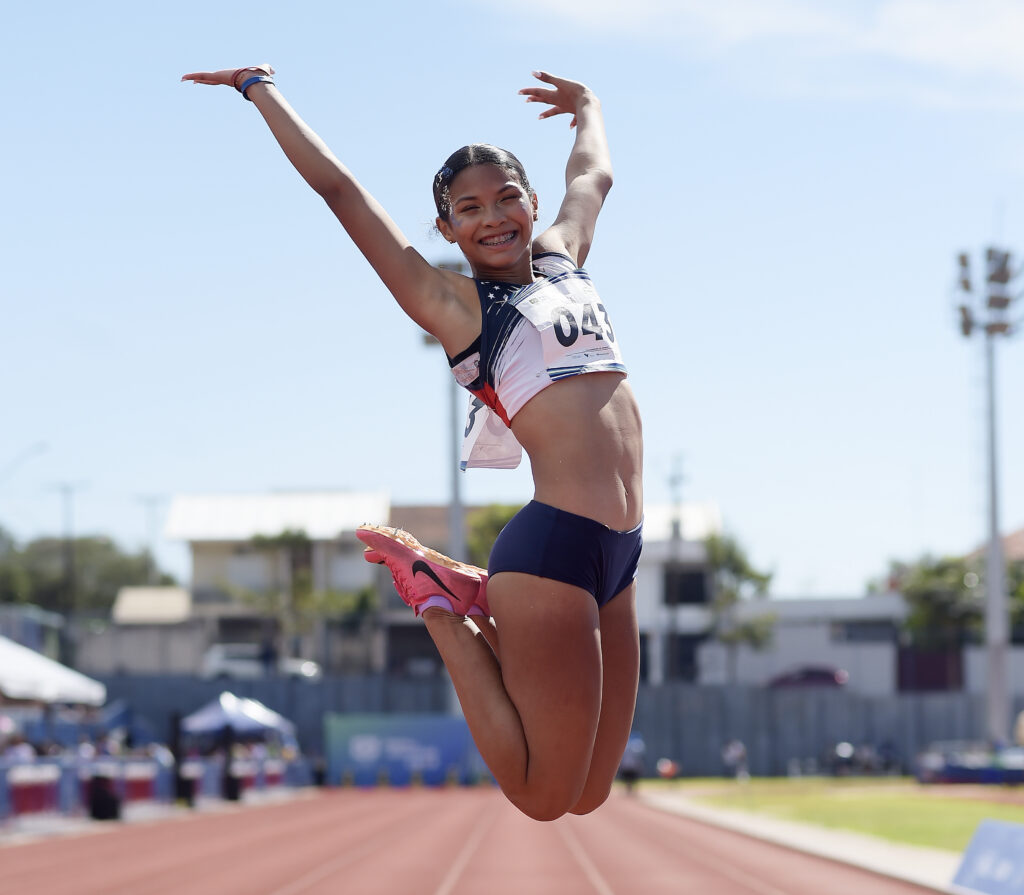 2026.09.19 - Jogos da Juventude CAIXA Foz do Iguaçu - Local: Complexo Costa Cavalcanti - Atletismo - 100m Rasos Final Feminino - na foto: Ana Isinbayeva (BA) Foto: Alexandre Loureiro/COB. IG:alexandreloureiroimagens