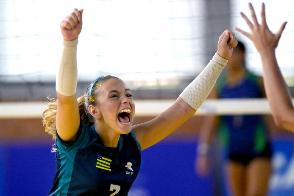 2026.09.27 - Jogos da Juventude CAIXA Foz do Iguaçu - Local: IFPR - Vôlei Feminino - Amanda Ala de Jesus, Goiás - Foto: Alexandre Loureiro/COB. IG:alexandreloureiroimagens / @timebrasil