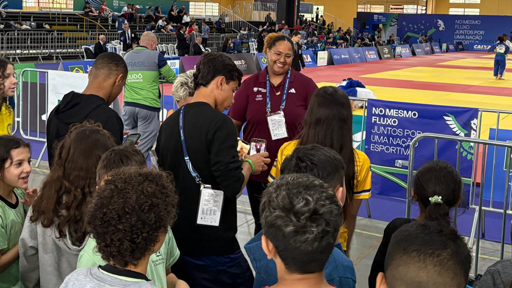 Beatriz Souza tietou Sarah Menezes e Ketleyn Quadros; hoje é tietada nos Jogos da Juventude CAIXA 2026
