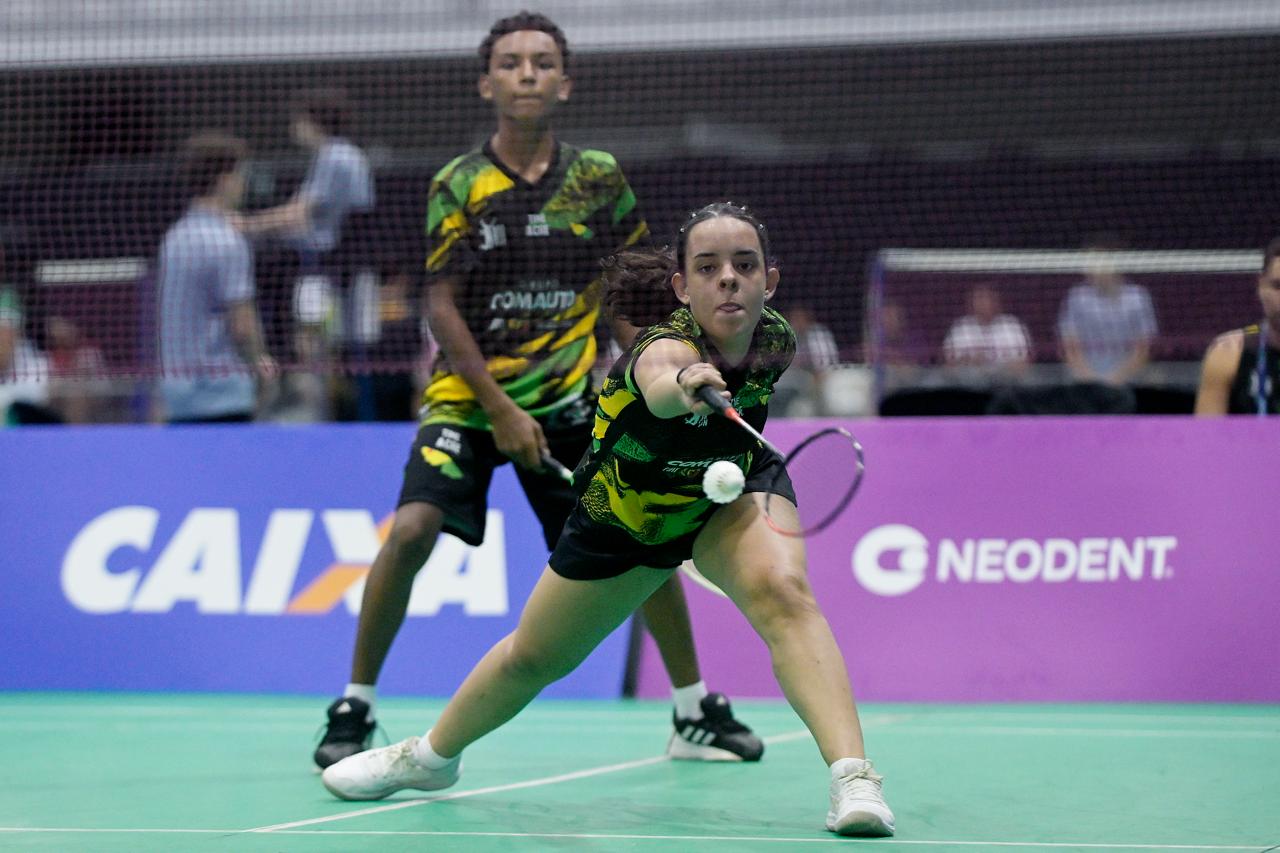 Por sonho de disputar os Jogos da Juventude CAIXA 2026, Maria Eduarda Schicovski (AC) trocou vôlei por badminton