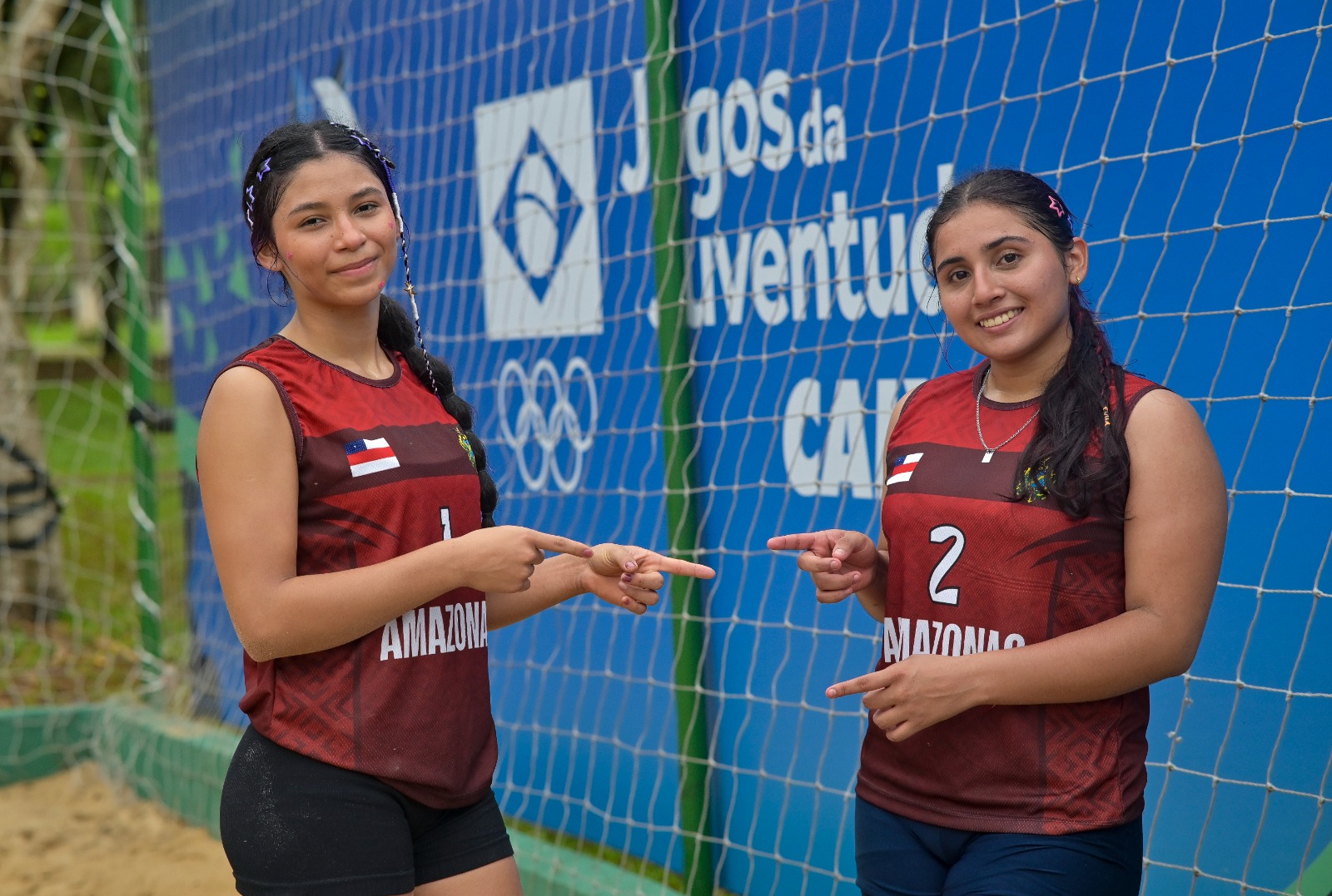 Da terra do guaraná aos Jogos da Juventude CAIXA, Jennifer e Lindisy levam um pedacinho de Maués (AM) para Foz do Iguaçu